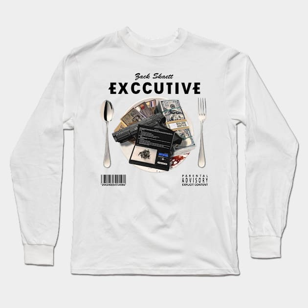 Zack Skaett Eccutive Long Sleeve T-Shirt by bougaa.boug.9